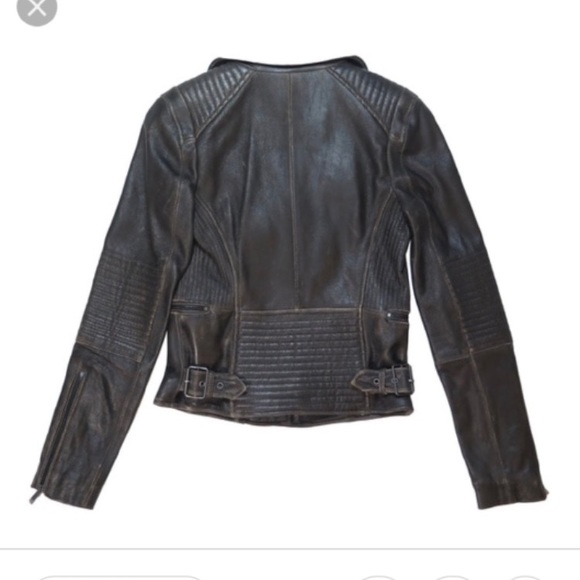 BCBG MAXAZRIA leather jacket - Picture 4 of 4